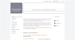 Desktop Screenshot of praxisklinik-johannisplatz-leipzig.de